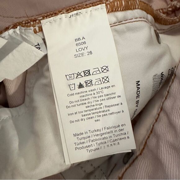 GANNI Pink Denim Core Lovy Straight-Leg Jeans - Picture 6 of 10